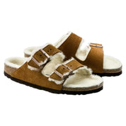 Men's Birkenstock Arizona Shearling Mink Suede 1001135