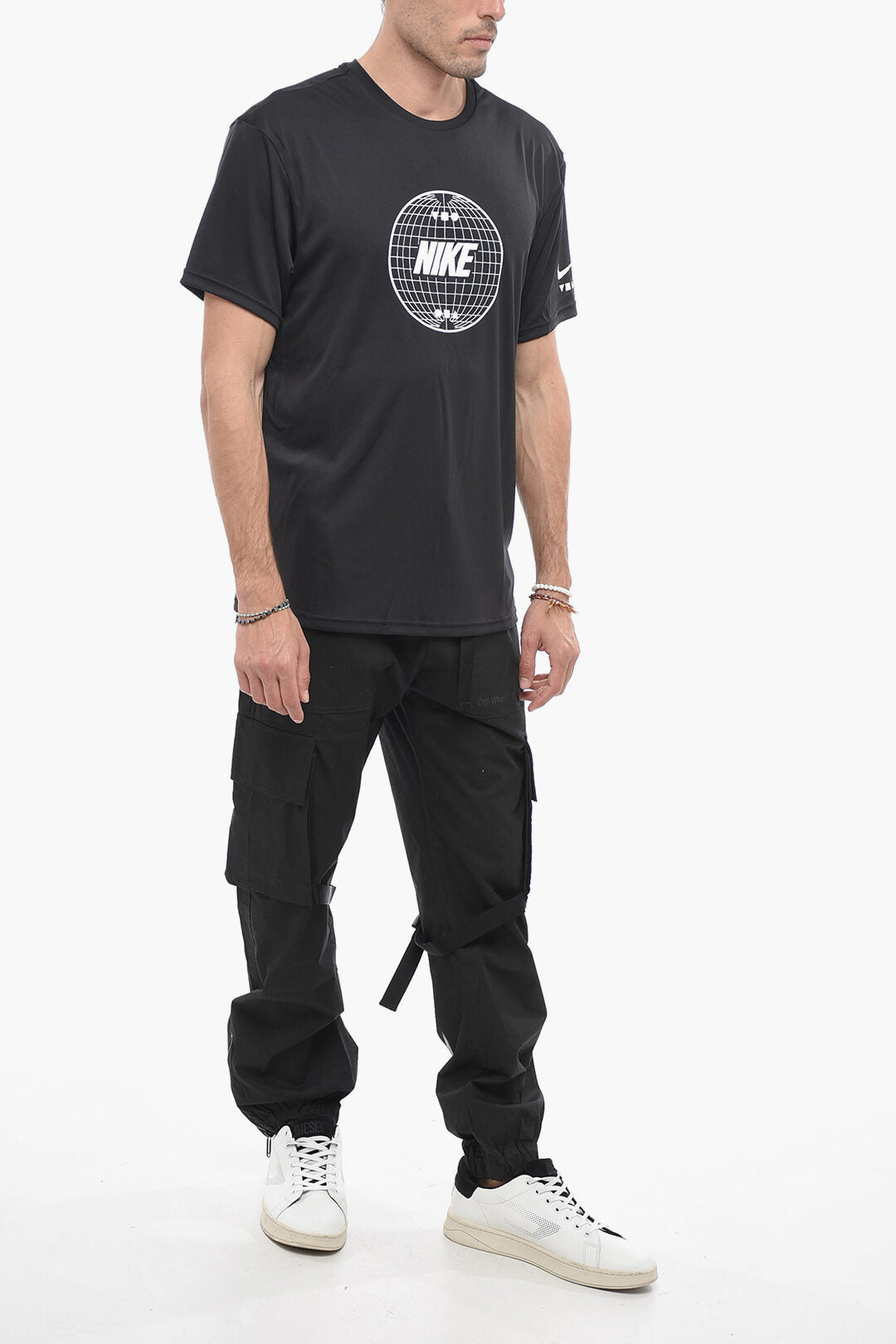 SWIM Crewneck Dri-Fit T-Shirt with Printed Logo