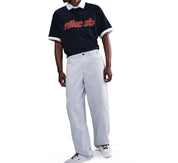 Loose Denim Pants In Football Grey