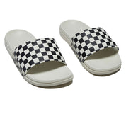 Vans Womens La Costa Slide-On Sandals - Checkerboard Black/Mars
