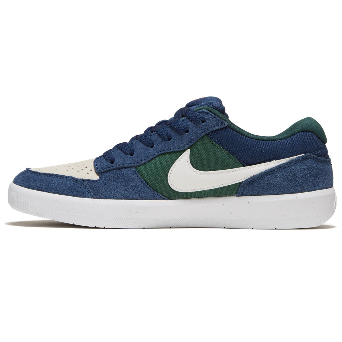 Nike SB Force 58 Shoes - Navy/Summit White/Noble Green/White