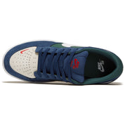 Nike SB Force 58 Shoes - Navy/Summit White/Noble Green/White