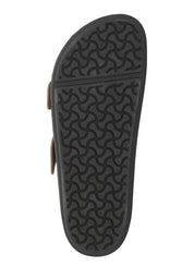 Brown Arizona Droplet Buckle Slippers
