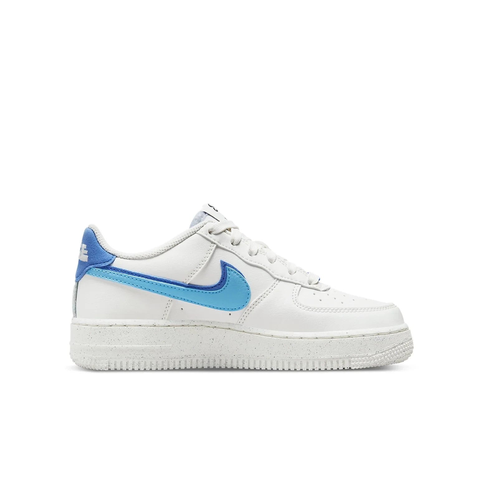 Nike Air Force 1 LV8 GS DQ0359-100 Sneakers Kids White Leather Lifestyle Shoes