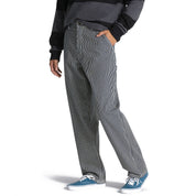 Vans Drill Chore Loose Tapered Carp Hickory Stripe Pants - Indigo