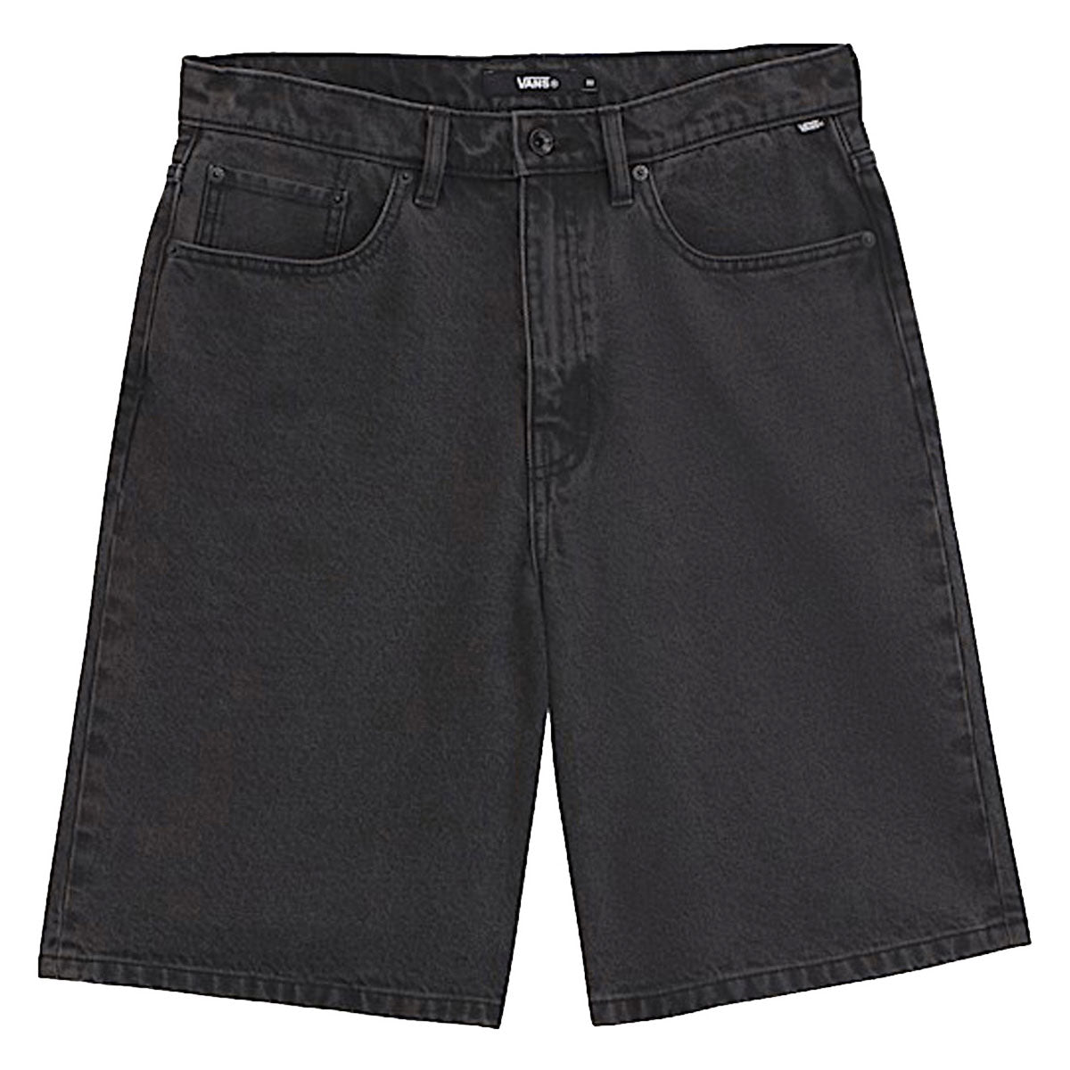 Vans Check-5 Baggy Denim Shorts - Washed Black