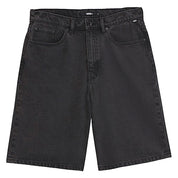 Vans Check-5 Baggy Denim Shorts - Washed Black