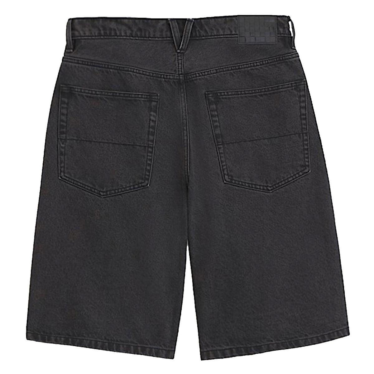 Vans Check-5 Baggy Denim Shorts - Washed Black