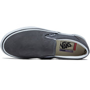 Vans Skate Slip-on Shoes - Pewter/White