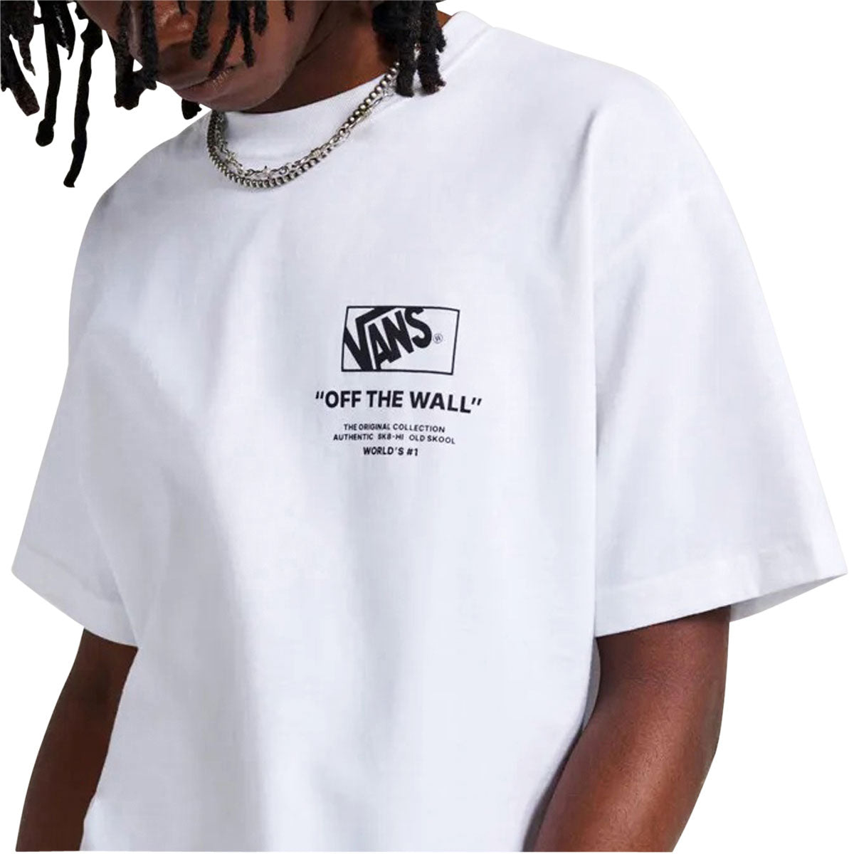 Vans Stacked Hi T-Shirt - White