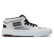 Vans Skate Half Cab Wafflecup Shoes - White/Black