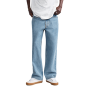 Vans Check-5 Baggy Denim Jeans - Stonewash Blue