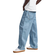 Vans Check-5 Baggy Denim Jeans - Stonewash Blue