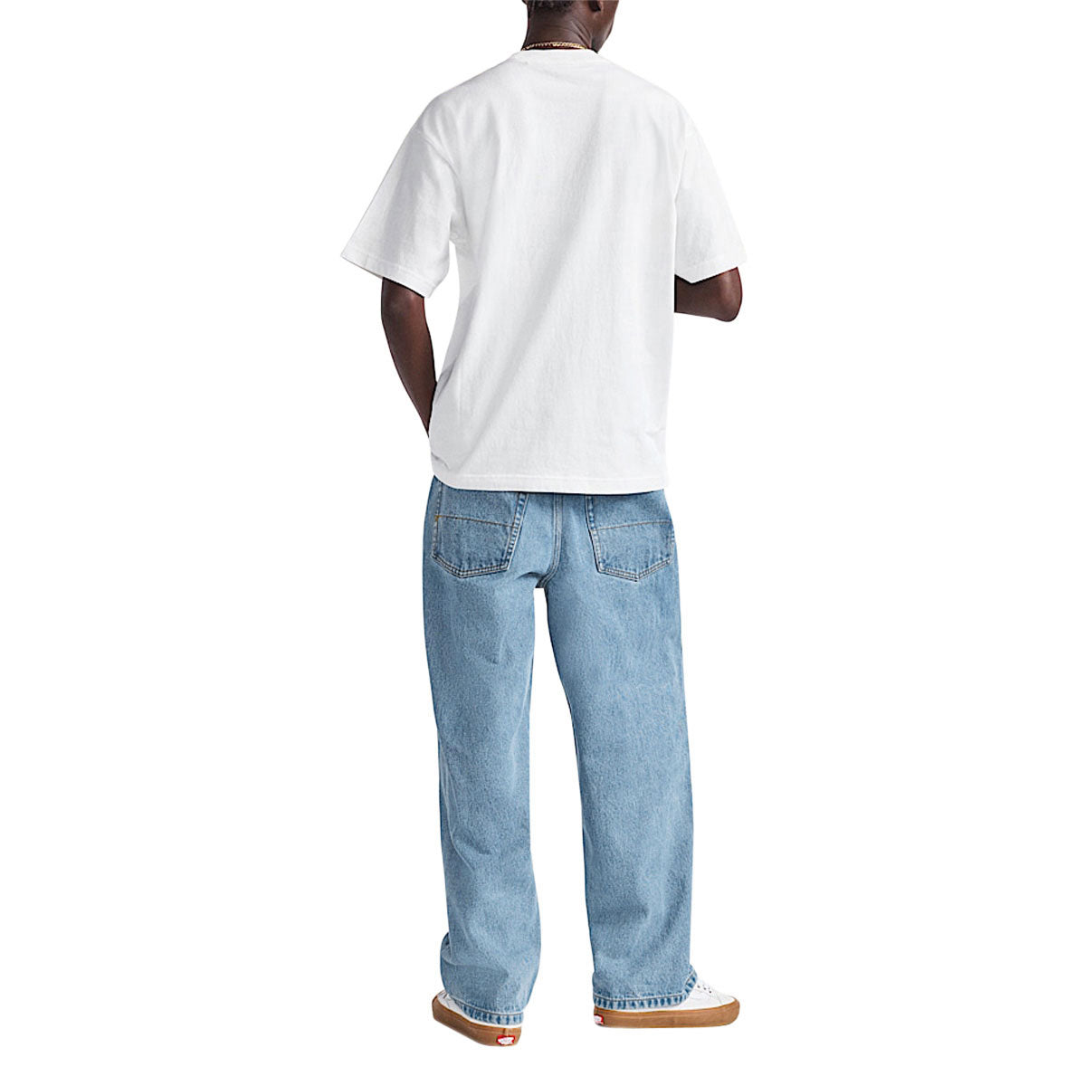 Vans Check-5 Baggy Denim Jeans - Stonewash Blue