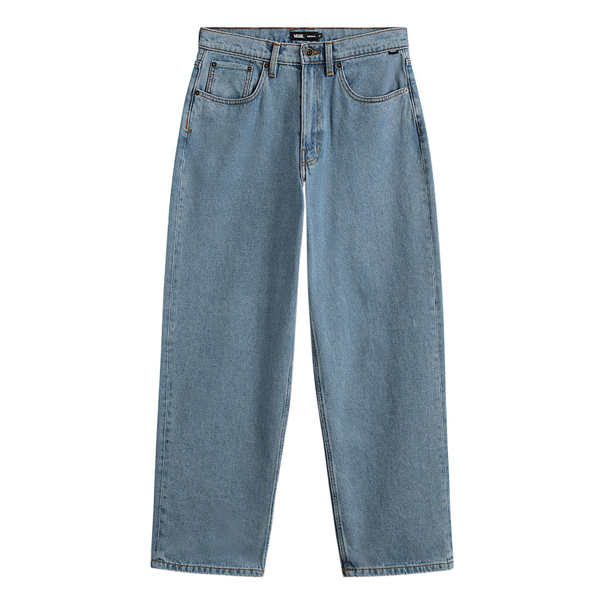 Vans Check-5 Baggy Denim Jeans - Stonewash Blue