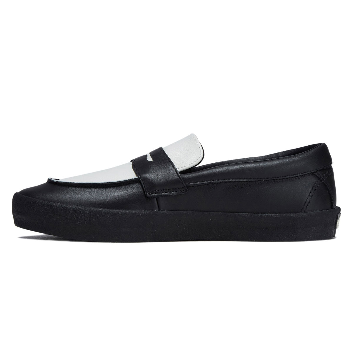 Vans Skate Loafer Shoes - Black/White