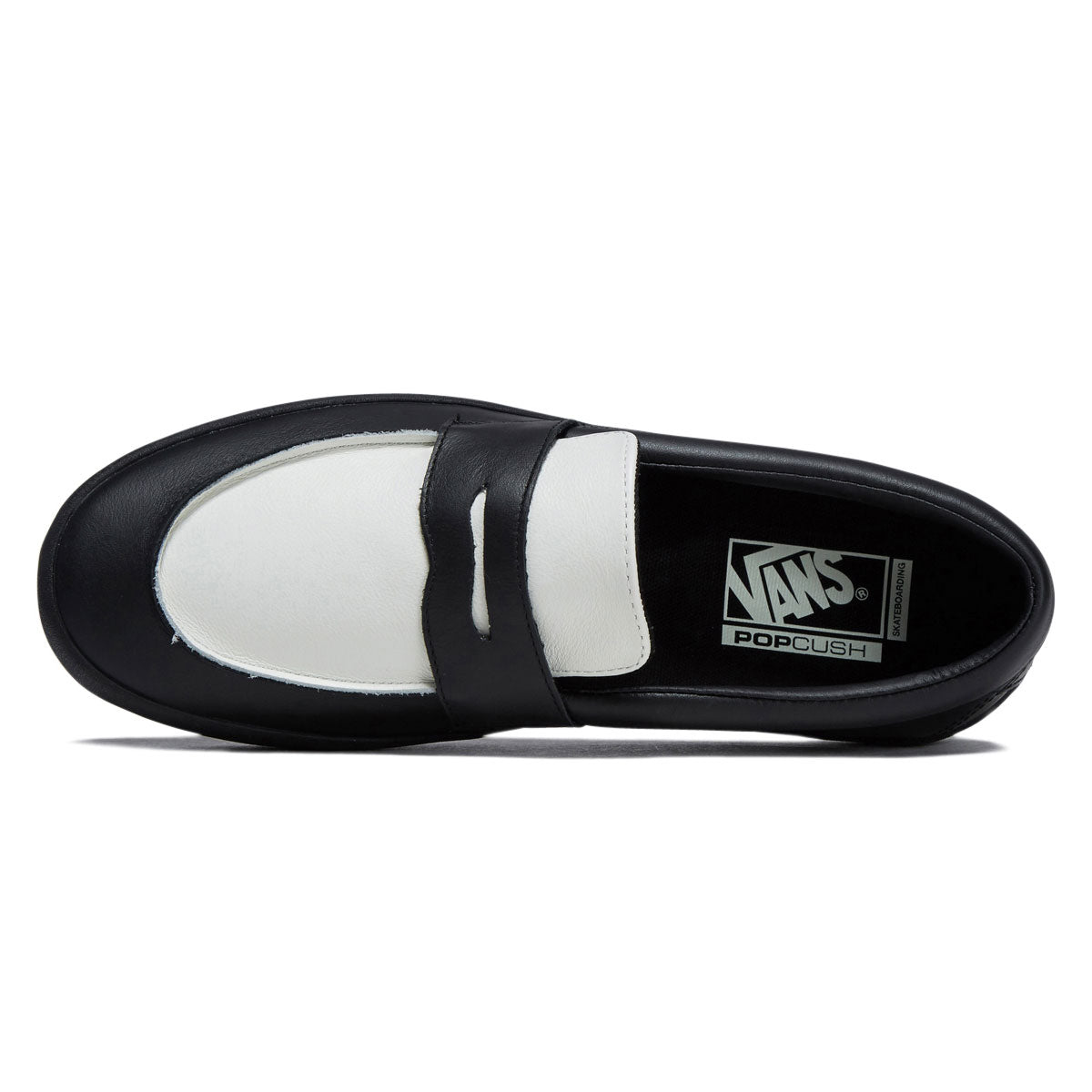 Vans Skate Loafer Shoes - Black/White