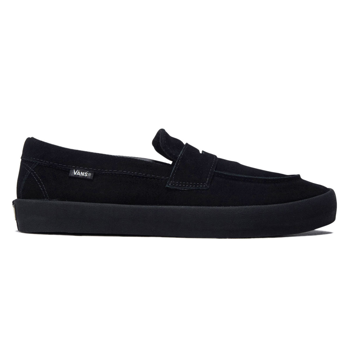 Vans Skate Loafer Shoes - Suede Black/Black