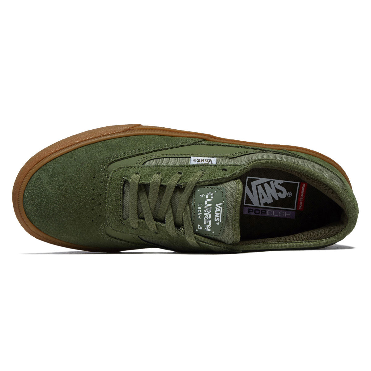 Vans Skate Curren Caples Shoes - Crepe Green/Gum