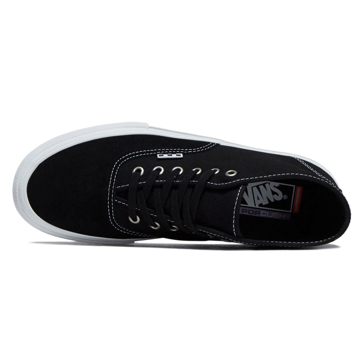 Vans Skate Authentic Mid Shoes - Black/White