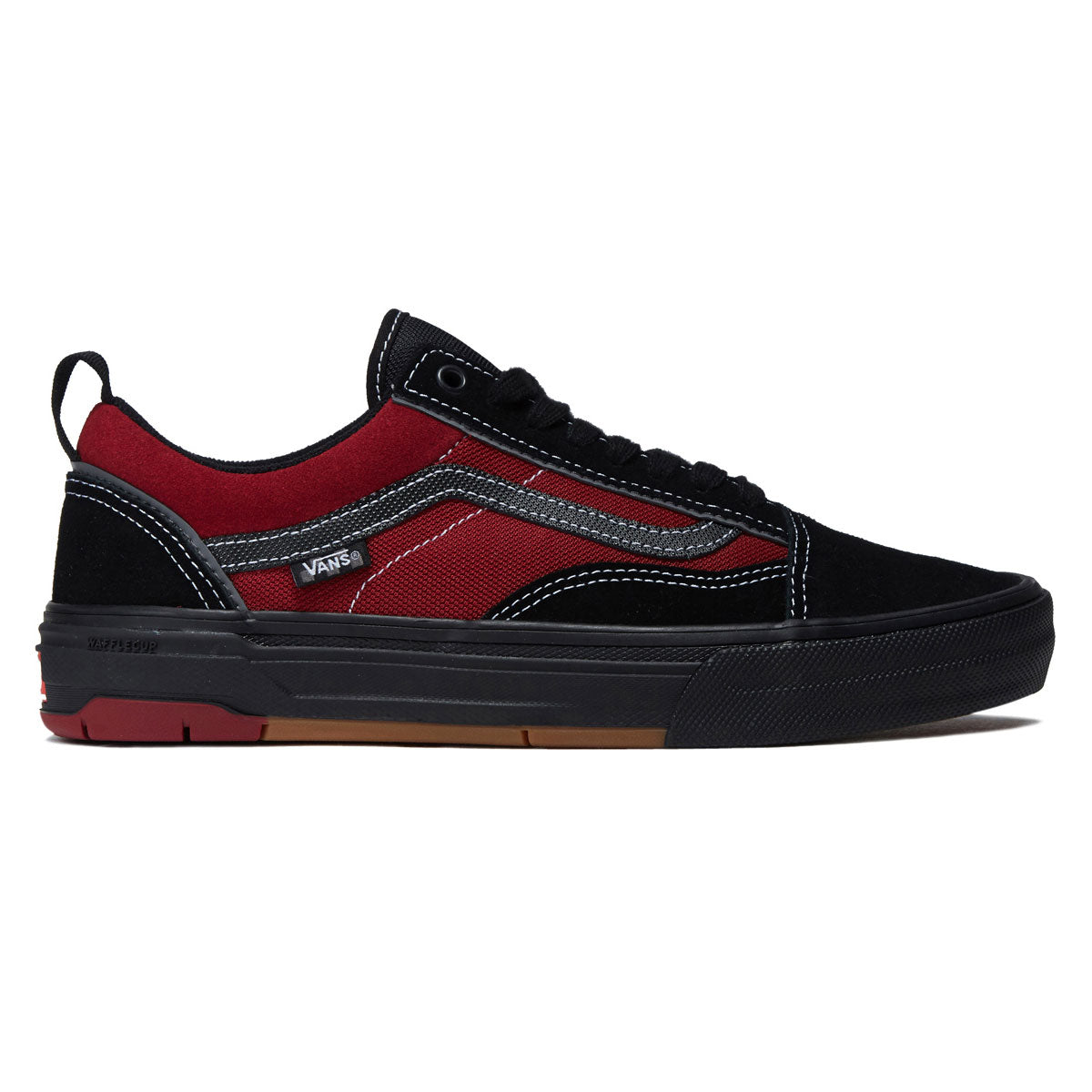 Vans Skate Old Skool Wafflecup Shoes - Black/Red