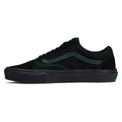 Vans Skate Old Skool Shoes - Black/Black/Green