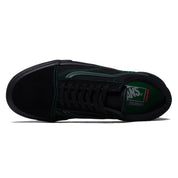 Vans Skate Old Skool Shoes - Black/Black/Green