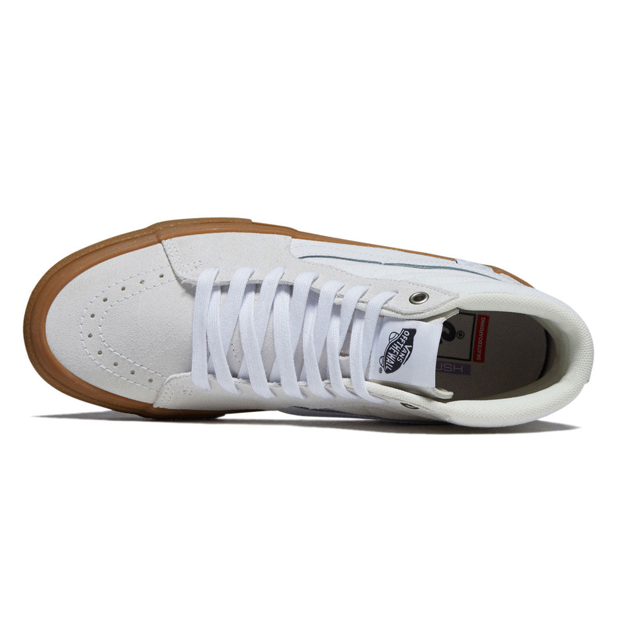 Vans Skate Sk8-Hi Shoes - Crepe White/Gum