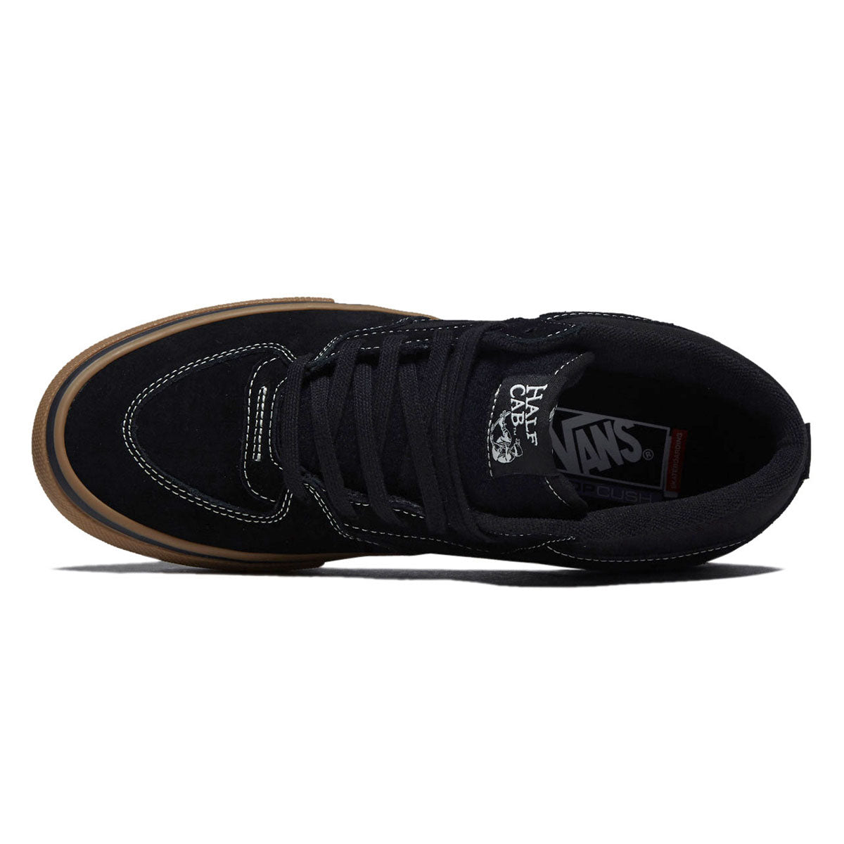 Vans Skate Half Cab Shoes - Black/Gum/White