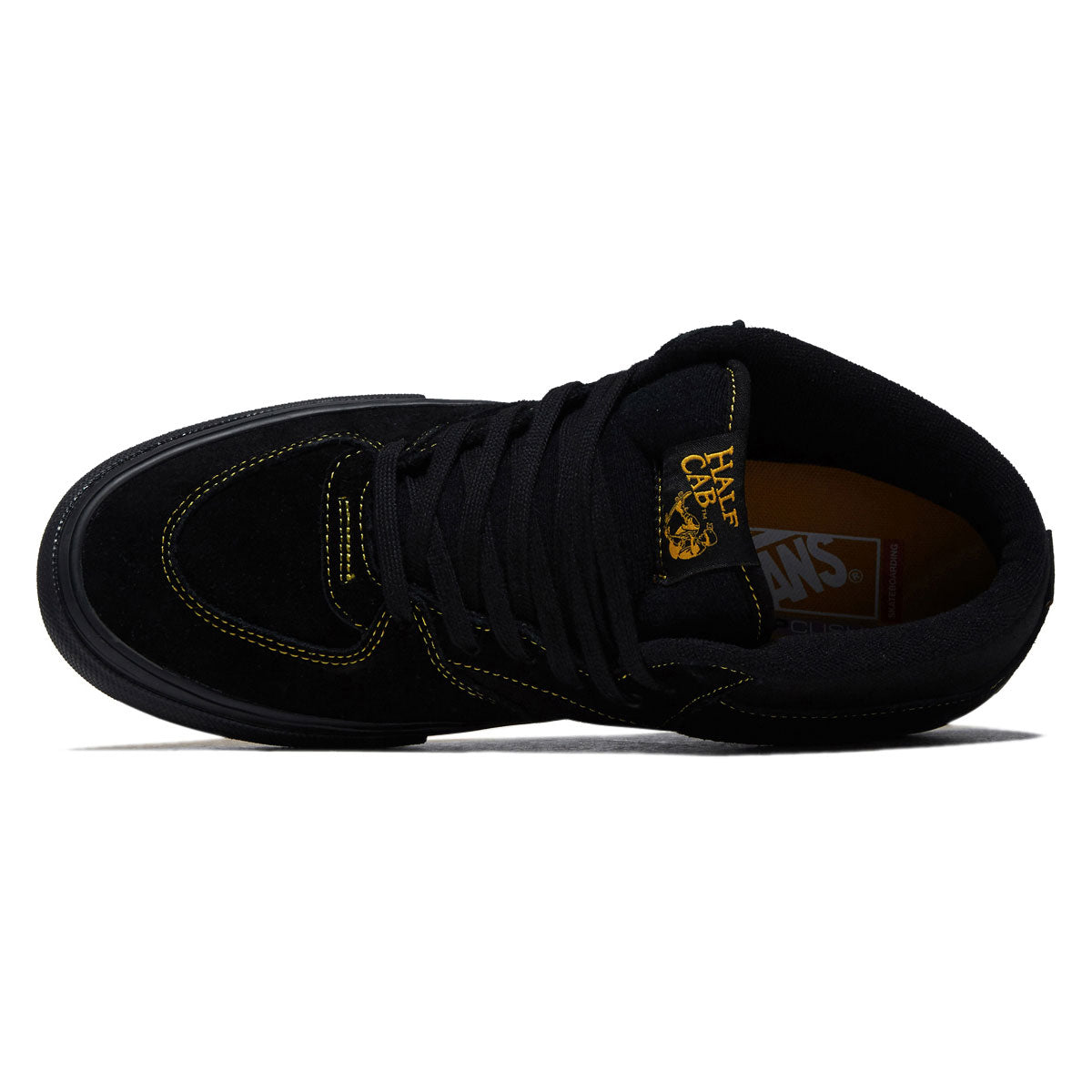 Vans Skate Half Cab Shoes - Black/Mustard
