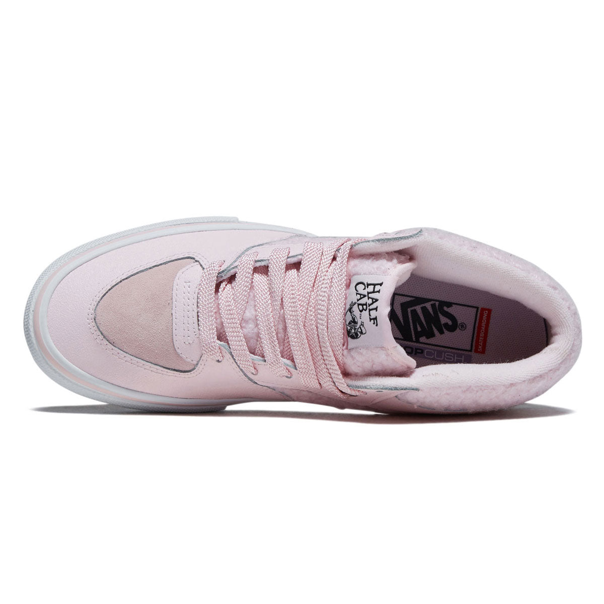 Vans Skate Half Cab Shoes - Pink/White