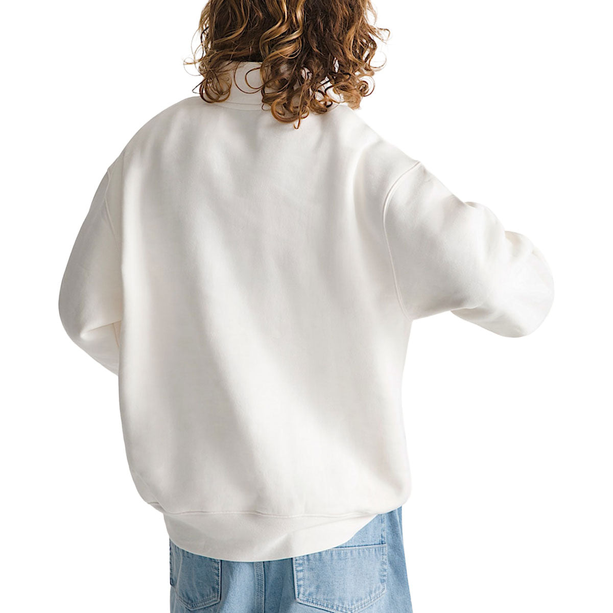 Vans Quarter Zip Sweatshirt - Egret