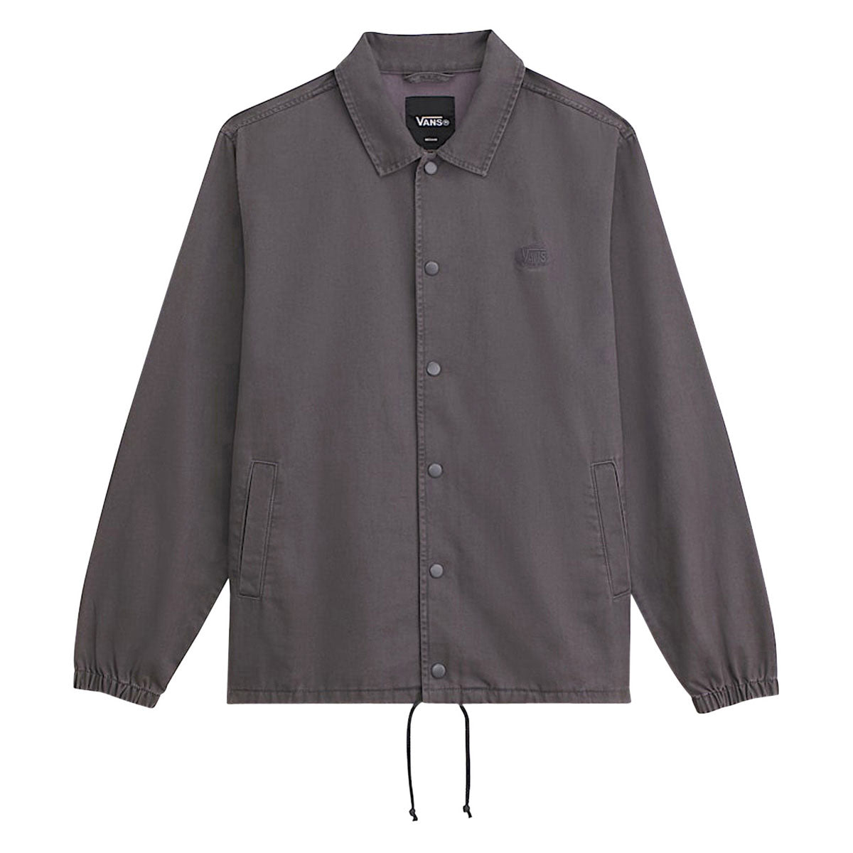 Vans Torrey Pigment Canvas Coaches Jacket - Asphalt