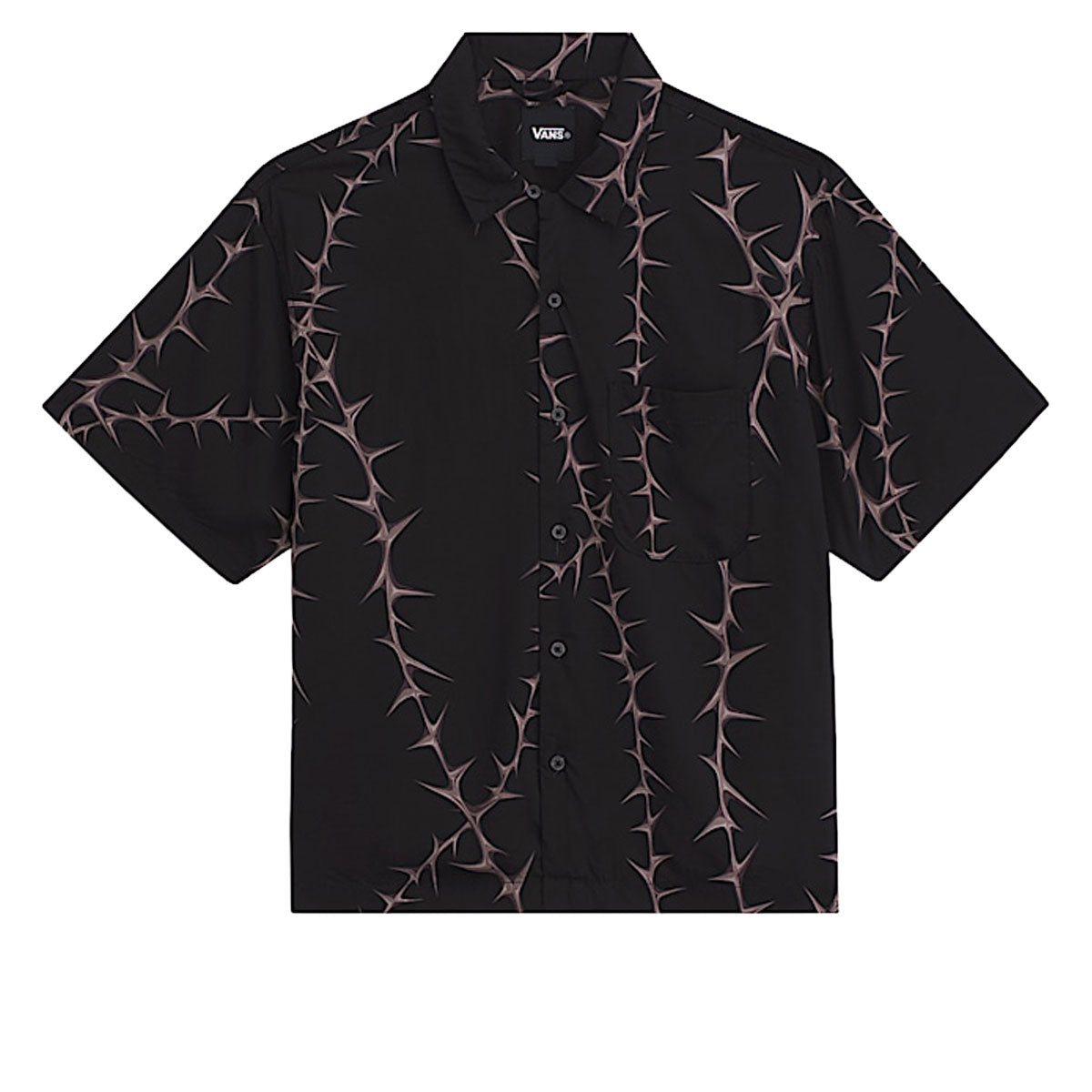Vans Van Doren Printed Camp Shirt - Black