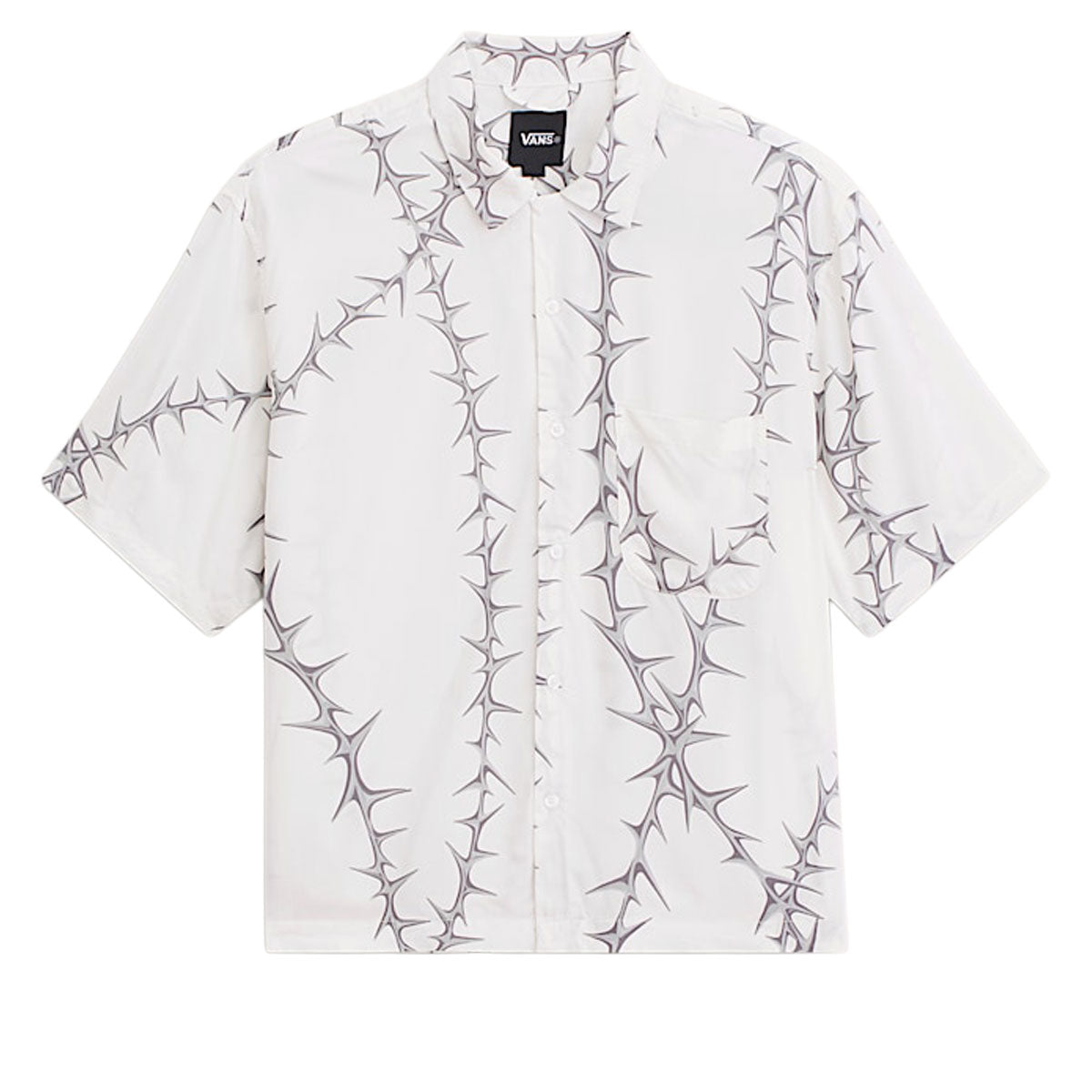 Vans Van Doren Printed Camp Shirt - White