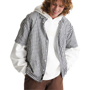 Vans Larkspur Mini Plaid Shirt - White/Black