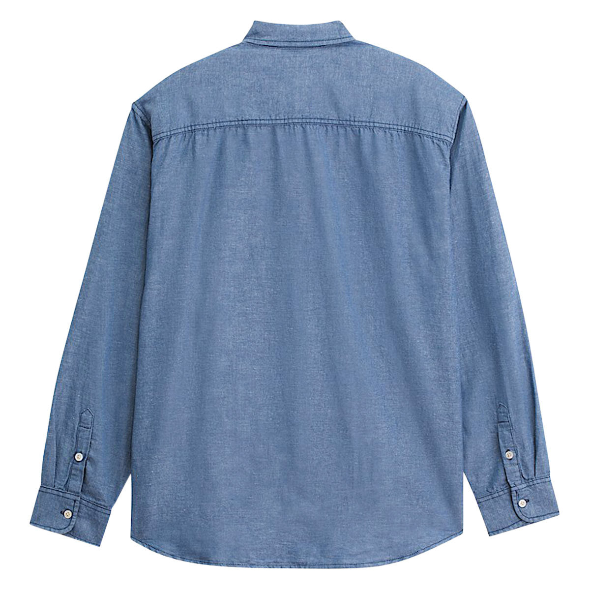 Vans Lawson Solid Oxford Long Sleeve Shirt - True Navy