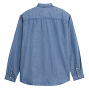 Vans Lawson Solid Oxford Long Sleeve Shirt - True Navy
