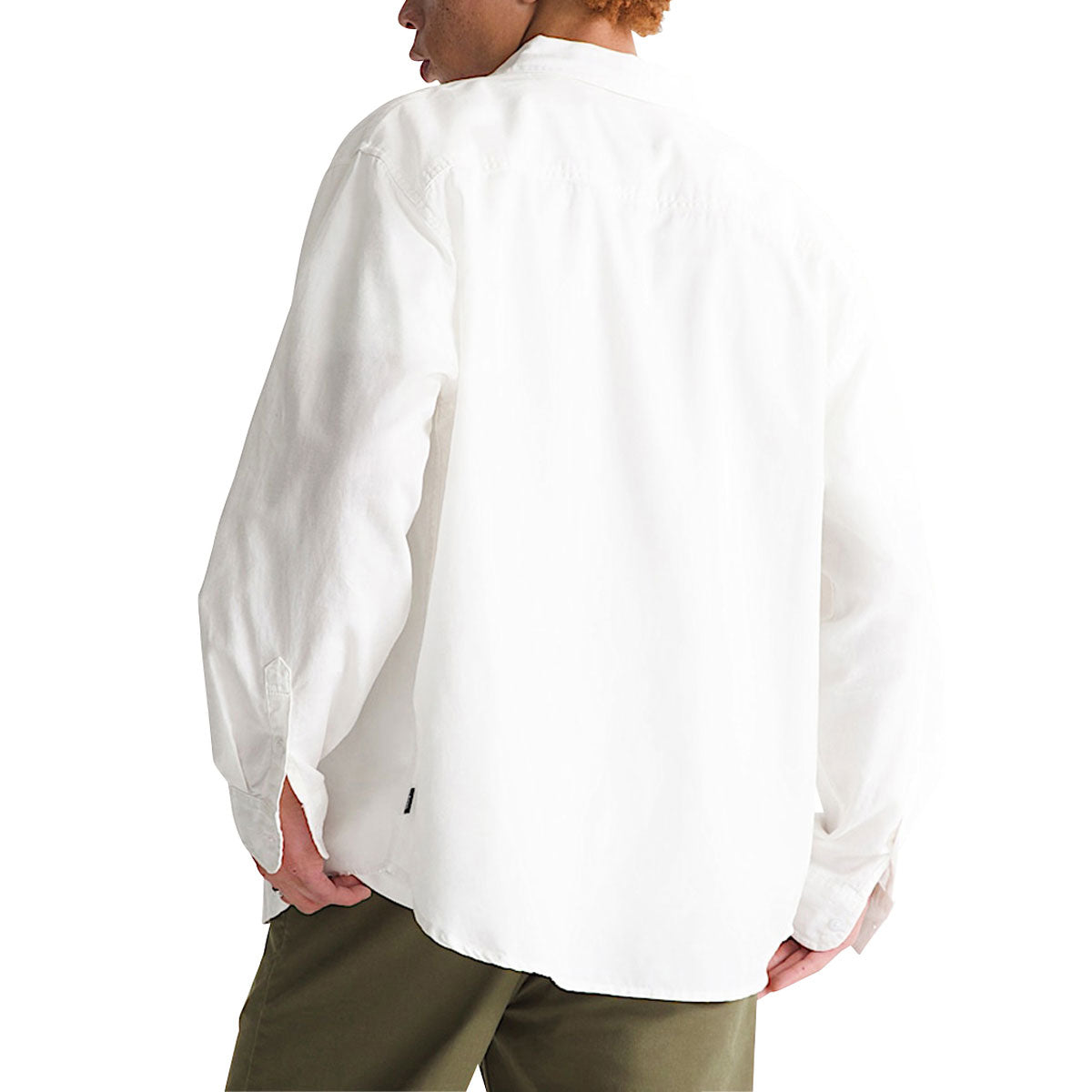 Vans Lawson Solid Oxford Long Sleeve Shirt - White