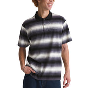 Vans Molino Shadow Stripe Polo Shirt - Steel Shadow
