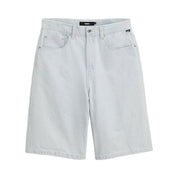 Vans Check 5 Baggy Striped Denim Shorts - Blue Ice Stripe