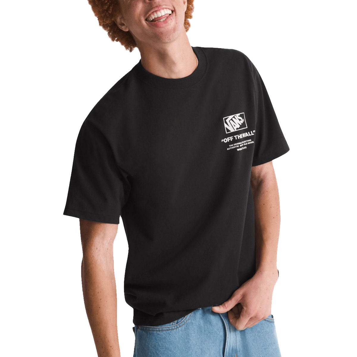 Vans Stacked Hi T-Shirt - Black/White