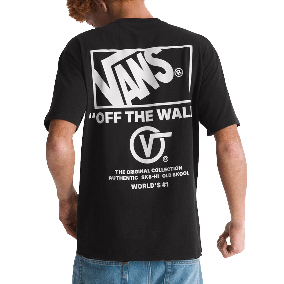 Vans Stacked Hi T-Shirt - Black/White