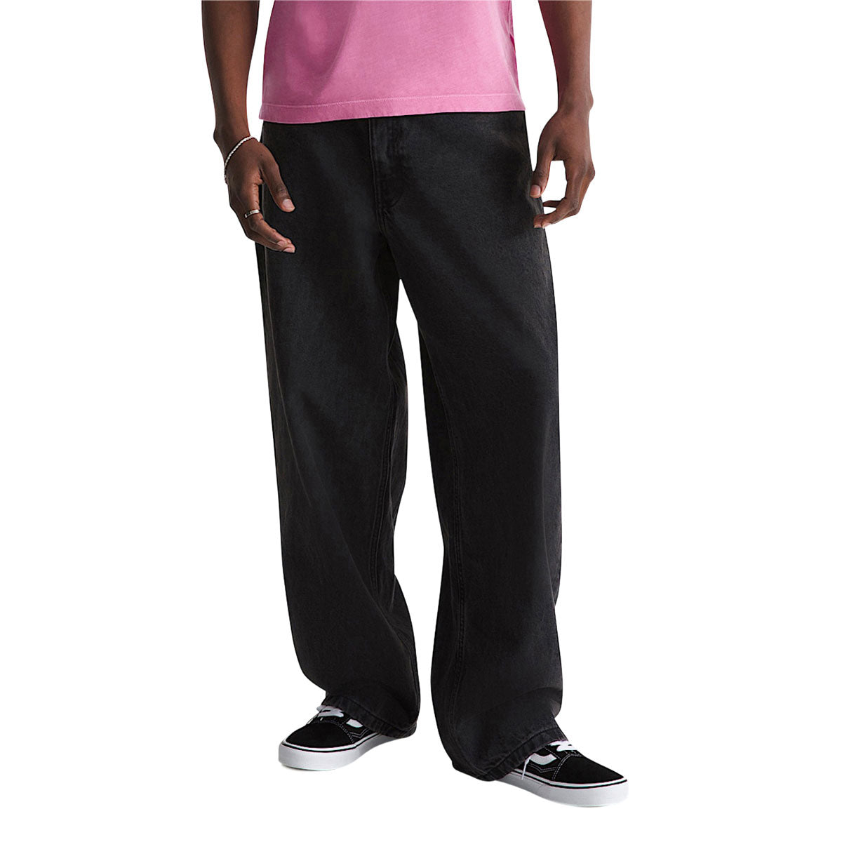 Vans Check-5 Baggy Denim Jeans - Black 2026