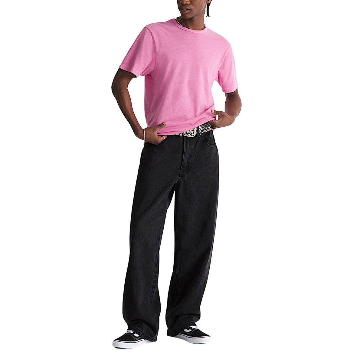Vans Check-5 Baggy Denim Jeans - Black 2026