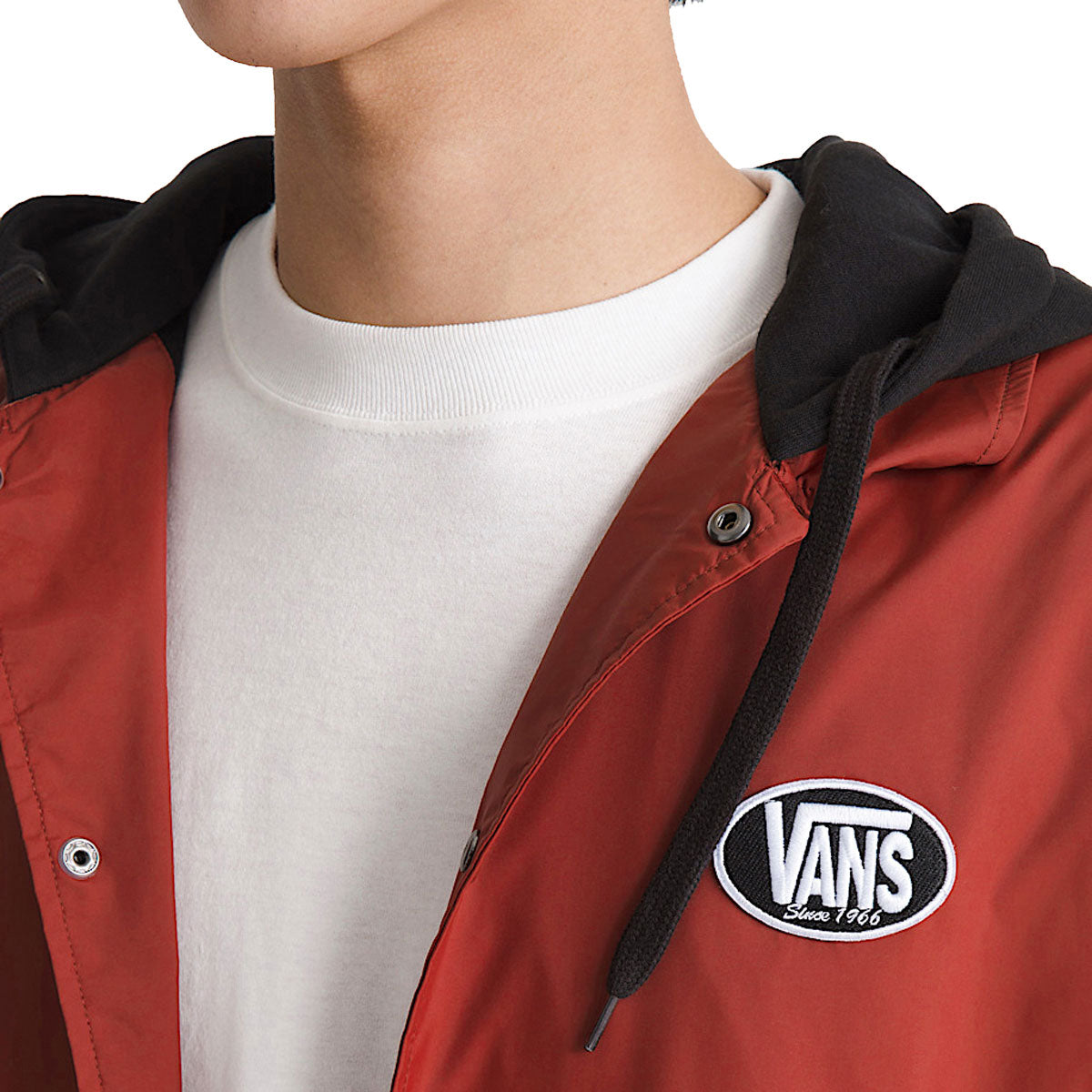 Vans Torrey Hooded Coaches Jacket - Poppy Ember