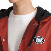 Vans Torrey Hooded Coaches Jacket - Poppy Ember