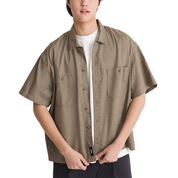 Vans Larkspur Textured Solid Shirt - Bungee Cord