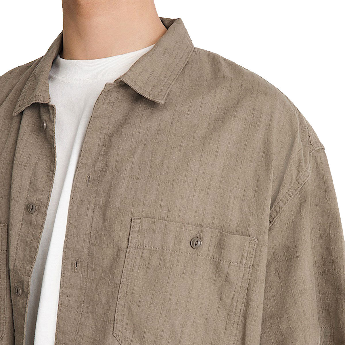 Vans Larkspur Textured Solid Shirt - Bungee Cord