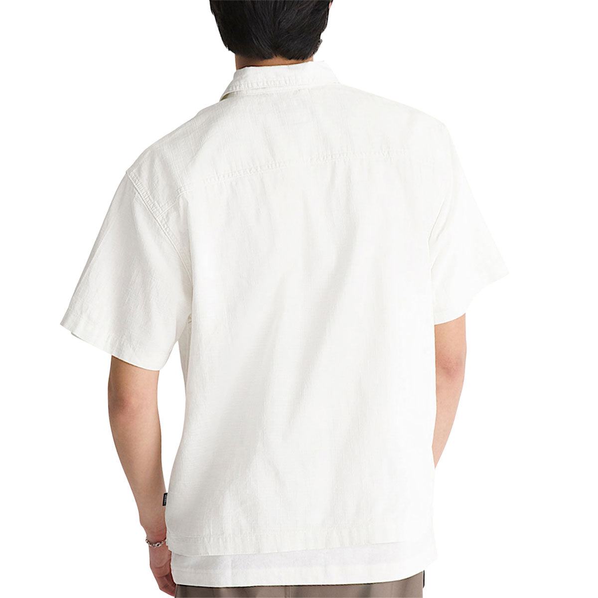 Vans Larkspur Textured Solid Shirt - Marshmallow